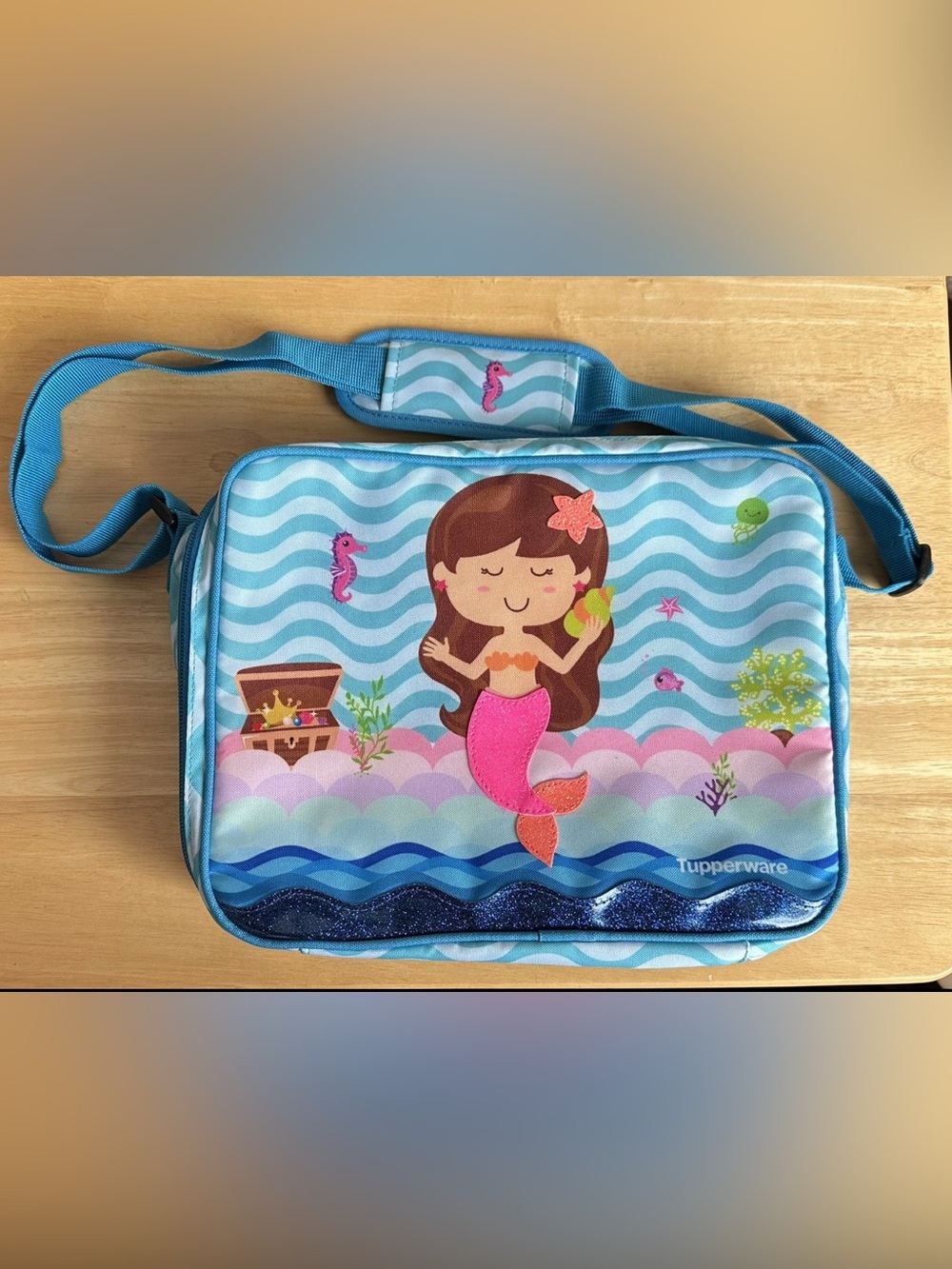 Tupperware Beautiful Mermaid Design Lunch Bag Tote